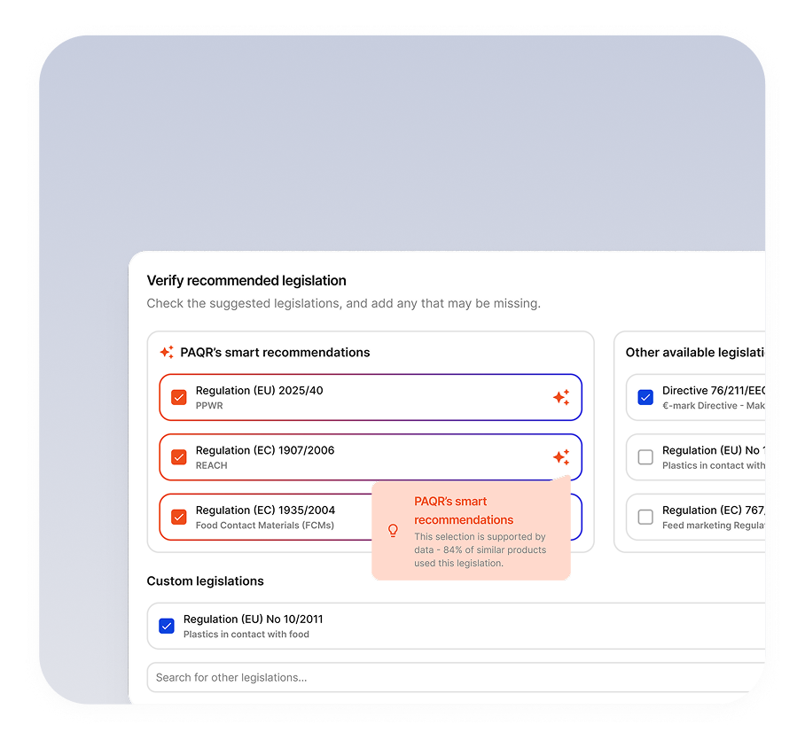 Automated Declaration of Conformity