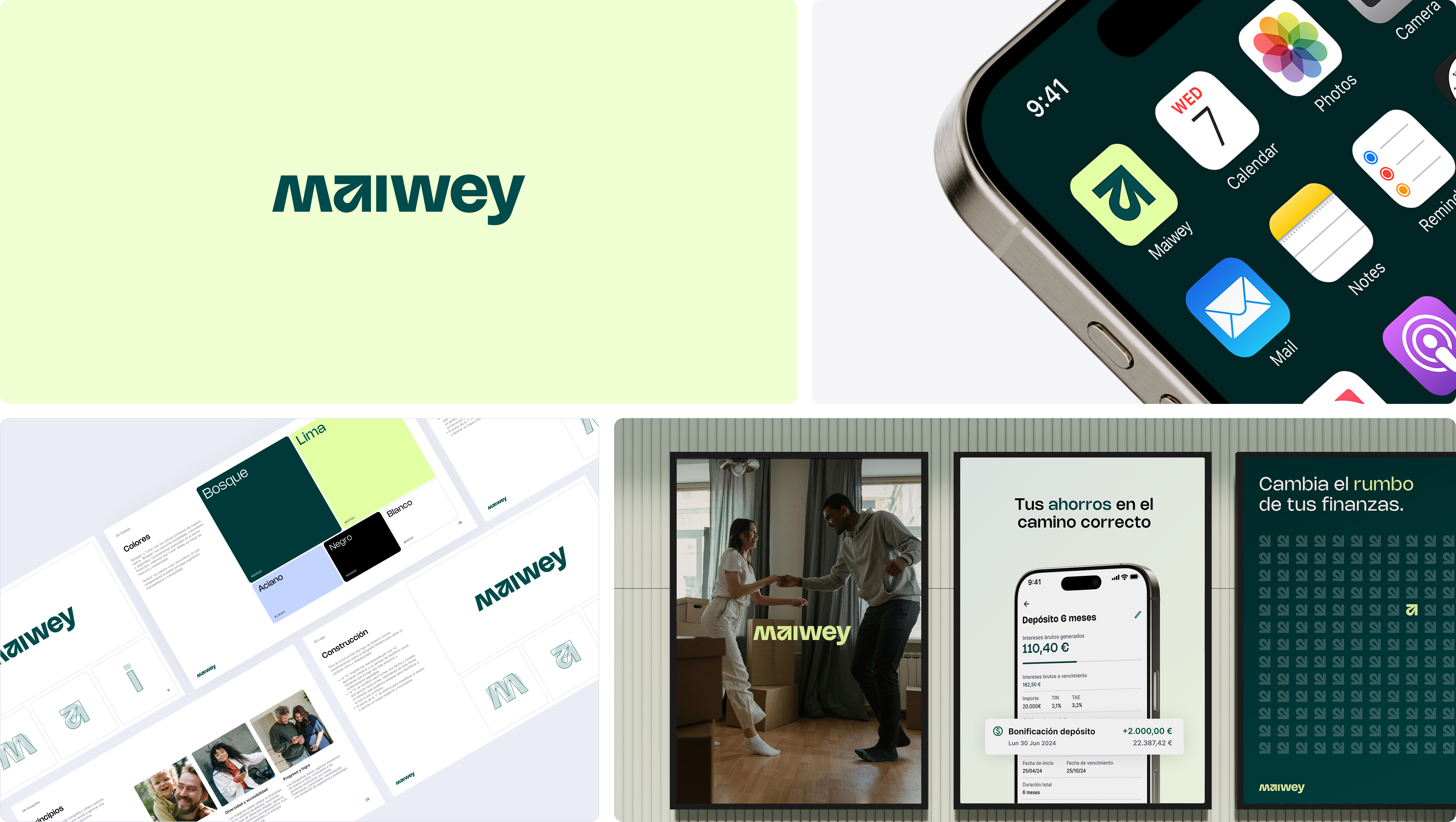 Maiwey — brand identity and applications